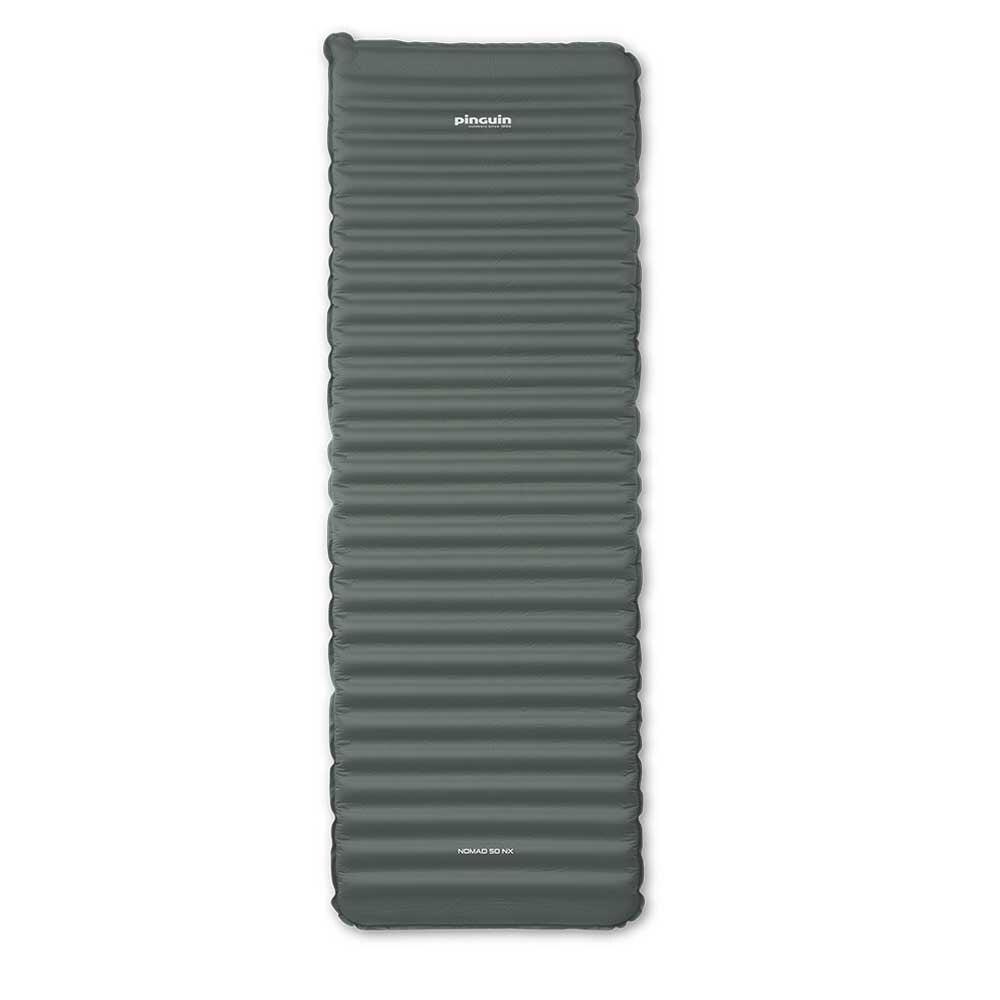 Saltea autogonflabila Pinguin Nomad 50 NX, 198x63x5cm, impachetat ⌀21x33cm, 1270g, gri