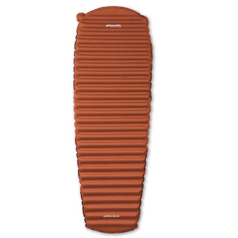 Saltea autogonflabila Pinguin Matrix 25 NX, 193x63x2.5cm, impachetat ⌀16x32cm, 835g, portocaliu