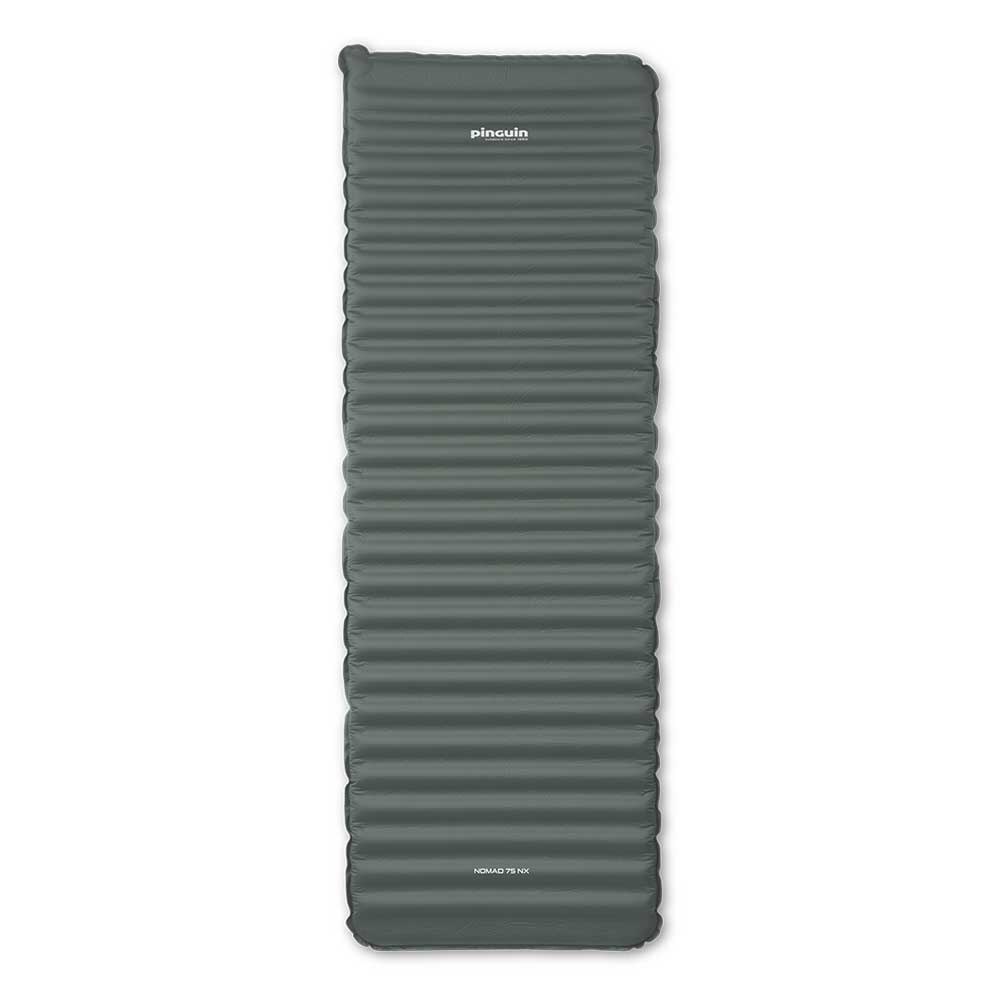 Saltea autogonflabila Pinguin Nomad 75 NX, 200x63x7.5cm, impachetat ⌀26x33cm, 1760g, gri