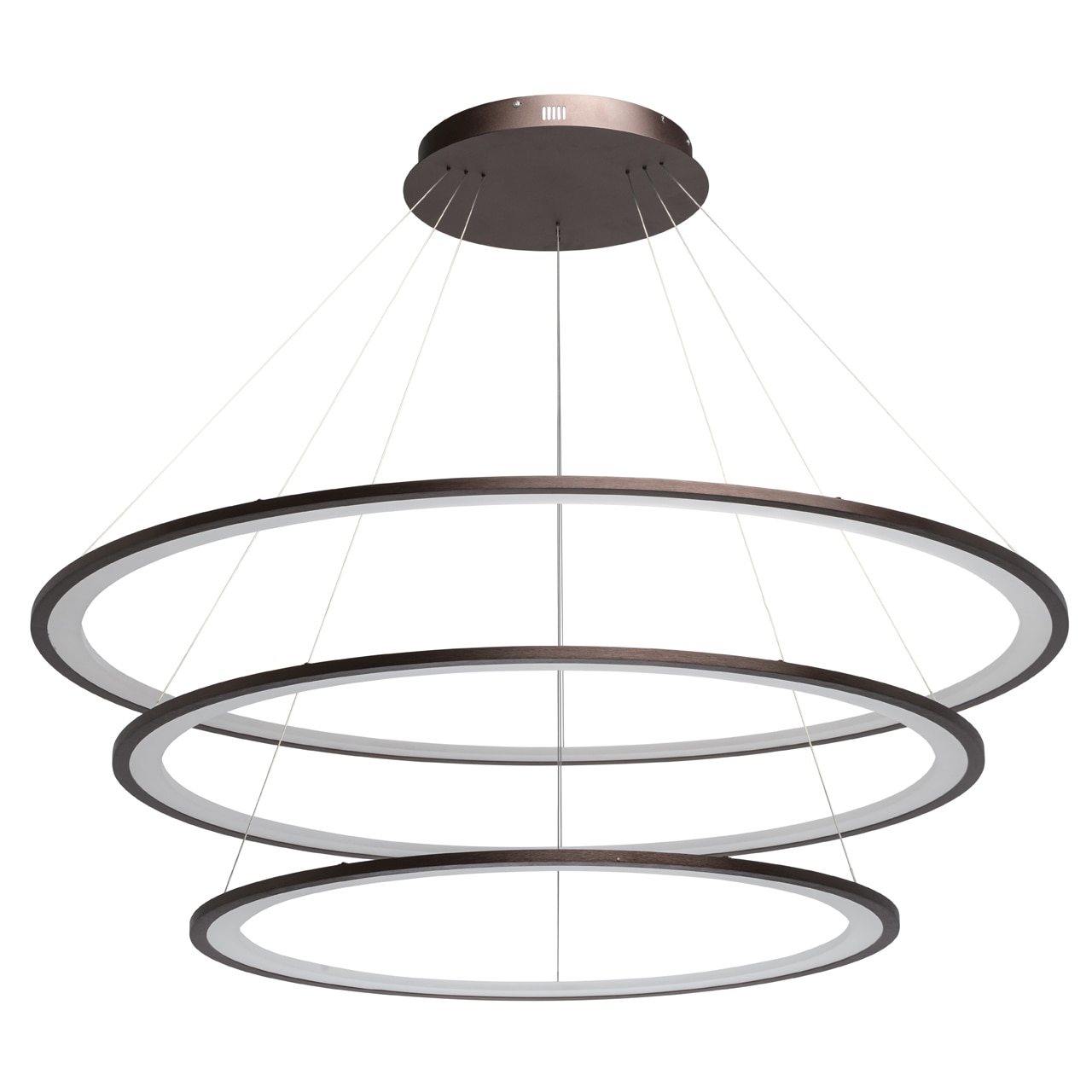 Lustra, RegenBogen, 3 Surse de lumina, LED, 200 W, Telecomanda, Gri