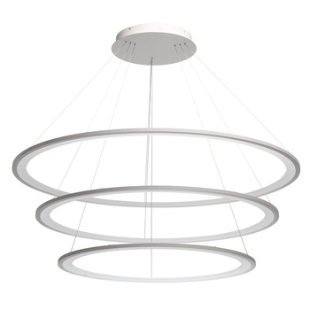Lustra, RegenBogen, 3 Surse de lumina, LED, 200 W, Telecomanda, Alb Lustra, RegenBogen, 3 Surse de lumina, LED, 200 W, Telecomanda, Alb