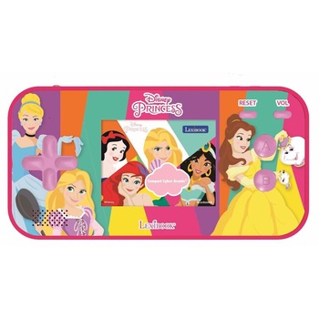 Consola portabila Lexibook, Compact Cyber Arcade, Disney Princess, 150 de jocuri Consola portabila Lexibook, Compact Cyber Arcade, Disney Princess, 150 de jocuri