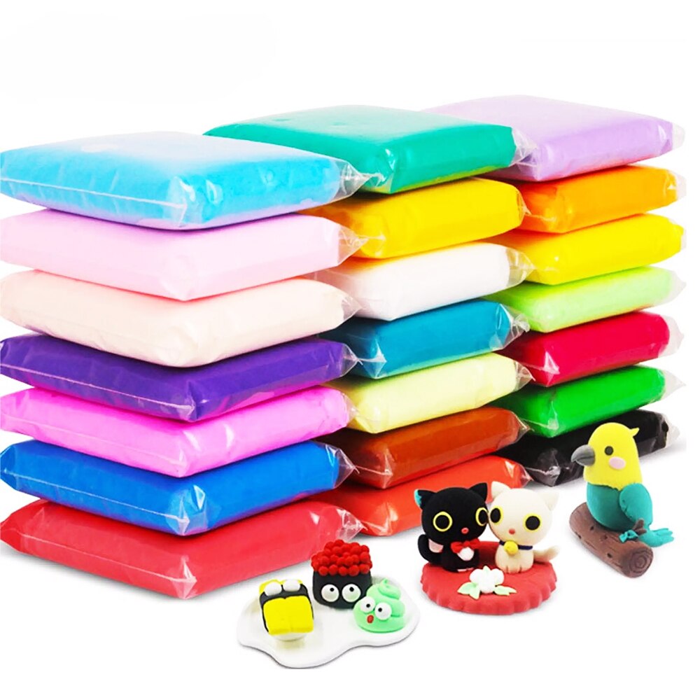 Set Plastilina Inteligenta Zenuk® - Magic Clay, 24 Pliculete, Modelatoare, Smart Clay, Ustensile, Multicolor