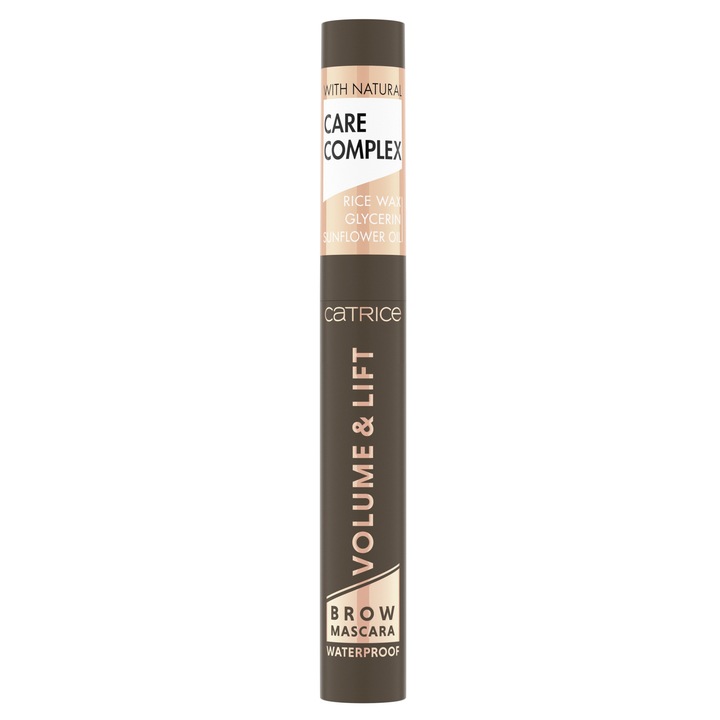 Mascara pentru sprancene Catrice rezistenta la apa Volume & Lift 030 Medium Brown, 5 ml