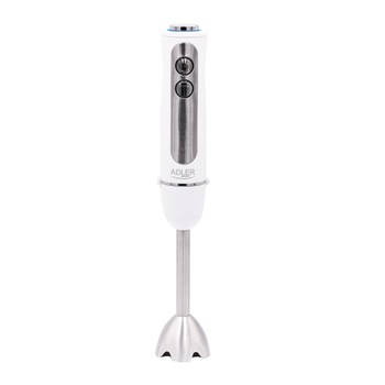Blender de mana Adler AD4625W, 850W, 5 setari de viteza, functie turbo, lame din otel inoxidabil, Alb Blender de mana Adler AD4625W, 850W, 5 setari de viteza, functie turbo, lame din otel inoxidabil, Alb