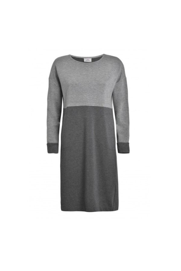 Rochie dama, Deha, stil casual, midi, gri, M INTL