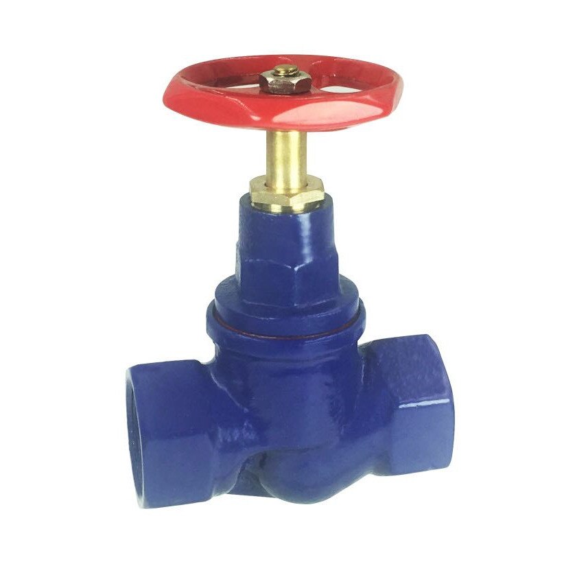 Robinet de trecere cu obertain Everline, din fonta, F-F, diametru 1