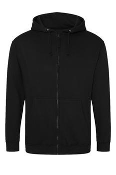 Hanorac cu fermoar Just Hoods, Deep Black Hanorac cu fermoar Just Hoods, Deep Black