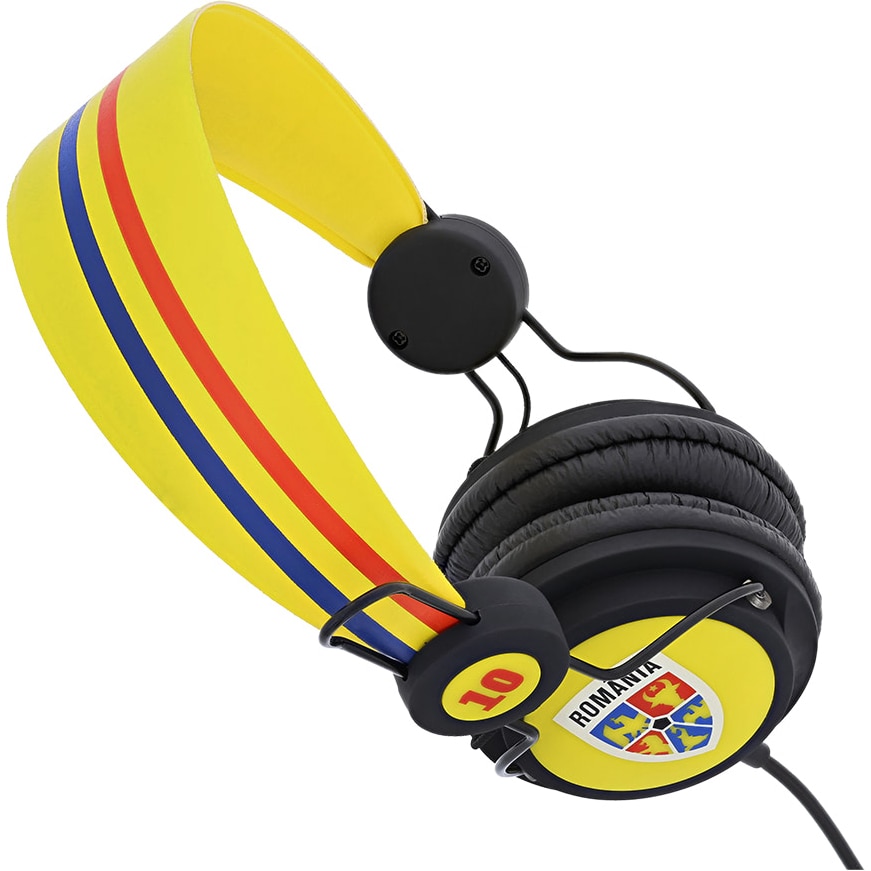 Casti Audio On Ear Tellur FRF, cu fir, Galben