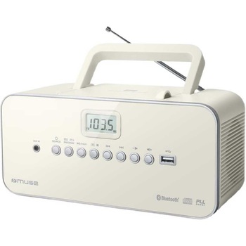 Sistem Audio Muse M-30 BTN, Radio, Bluetooth, CD, USB, Crem Sistem Audio Muse M-30 BTN, Radio, Bluetooth, CD, USB, Crem