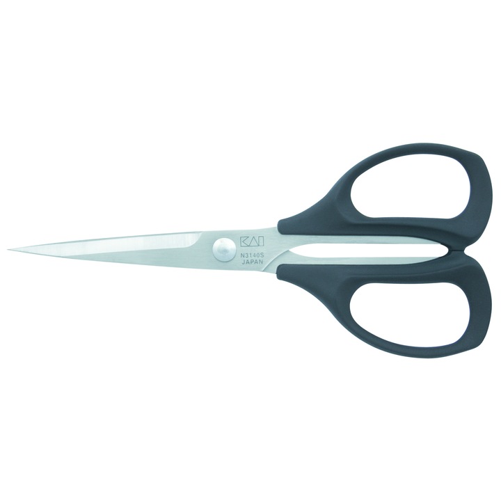 Szabás olló KAI N3140 S, 14 cm, NSSWR-2 rozsdamentes acél, nagyon éles hegy, állítható feszesség, ergonomikus fogantyú