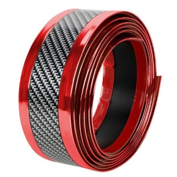 Banda Universala Auto 5D Carbon, Waterproof, Protectie Exterior, Praguri, Usi, 3cm Latime, 1M Lungime, Rosu Banda Universala Auto 5D Carbon, Waterproof, Protectie Exterior, Praguri, Usi, 3cm Latime, 1M Lungime, Rosu