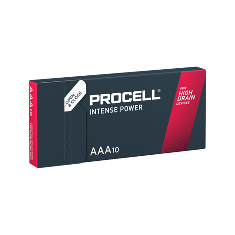 Set 10 bucati baterii Procell intense alkaline aaa lr031.5v 1465mah