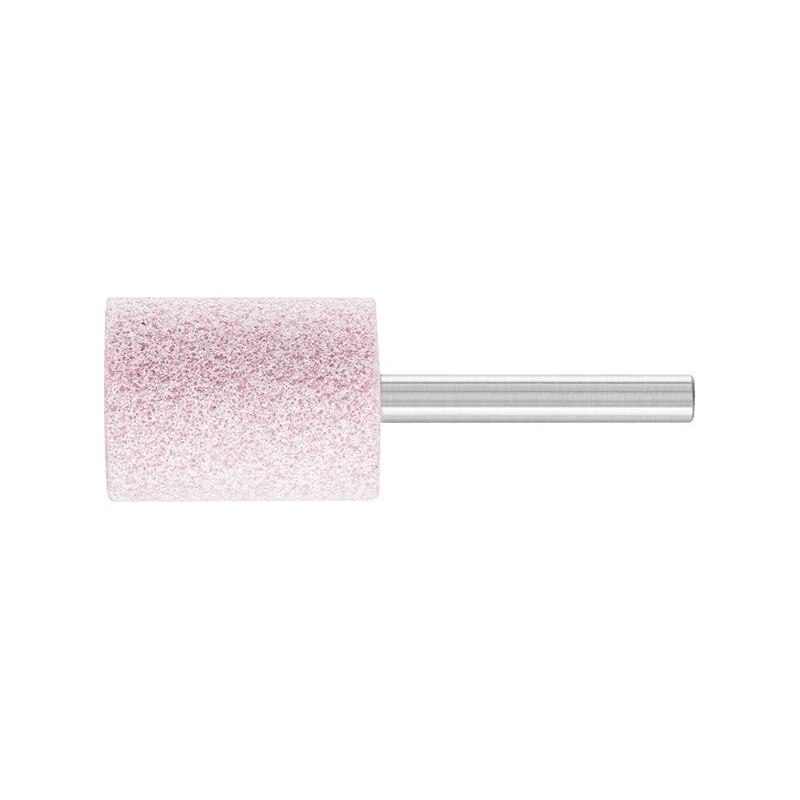 Piatra de slefuire din corindon nobil roz, forma cilindrica ZY 0816, granulatie fina 80, ∅ cap x inaltime 8x16mm, ∅ coada 6 mm PFERD