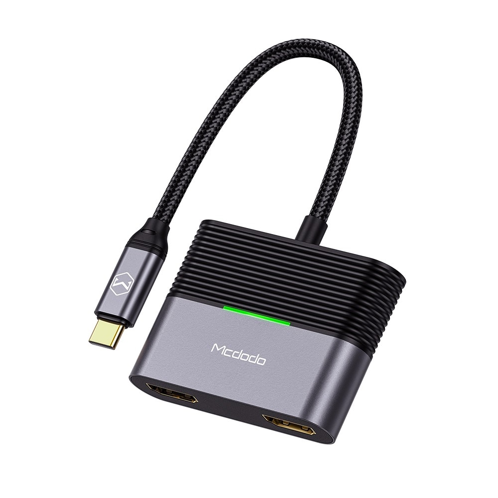 Adaptor Mcdodo Rocky Series USB-C la 2x HDMI 4K 60Hz