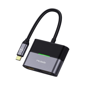 Adaptor Mcdodo USB-C la VGA , HDMI 4K Adaptor Mcdodo USB-C la VGA , HDMI 4K
