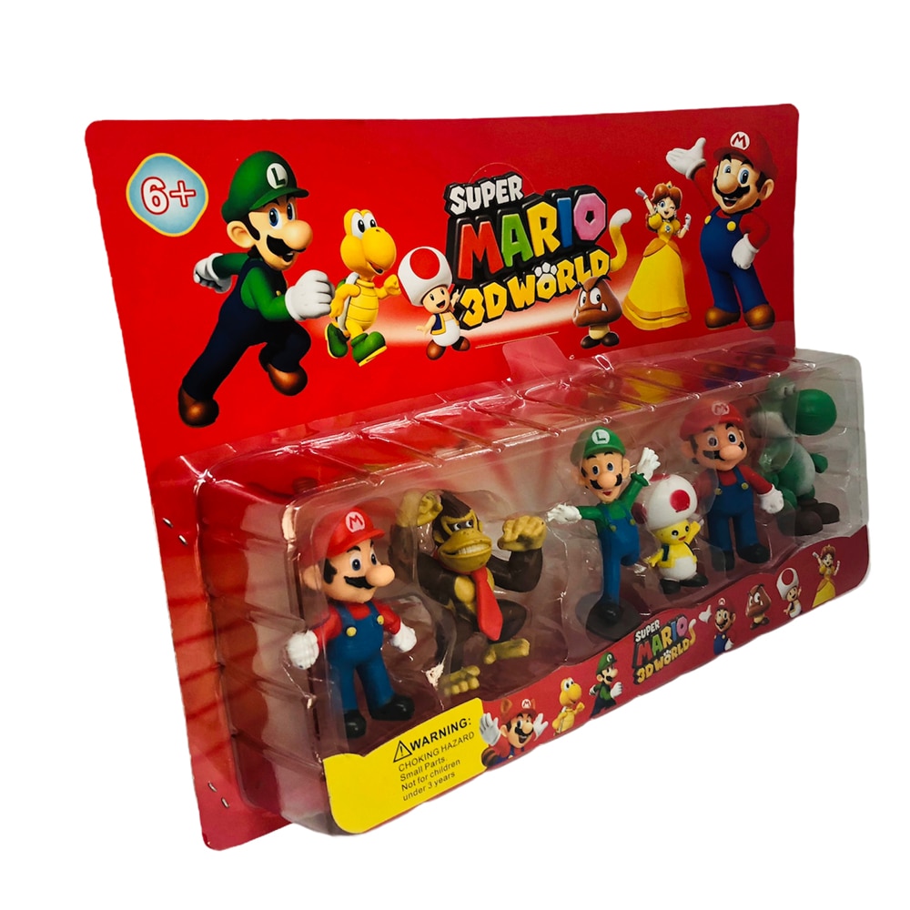 Super Mario játék figurák - 6 db