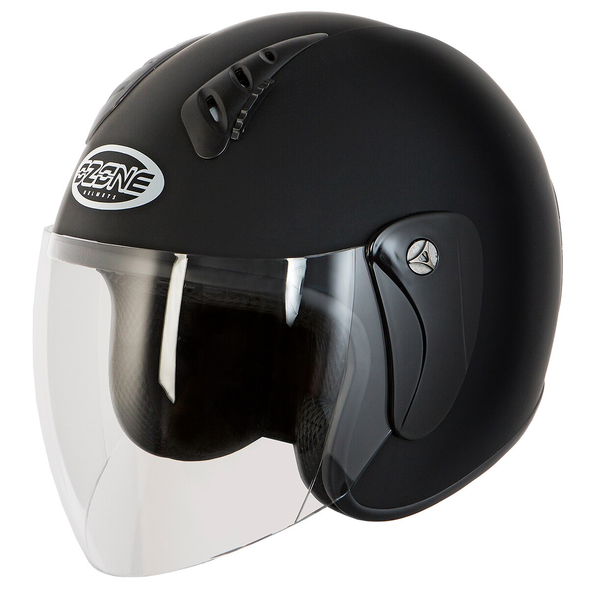 Casca moto, OZONE HY818, Protectie UV, ABS, negru mat, L