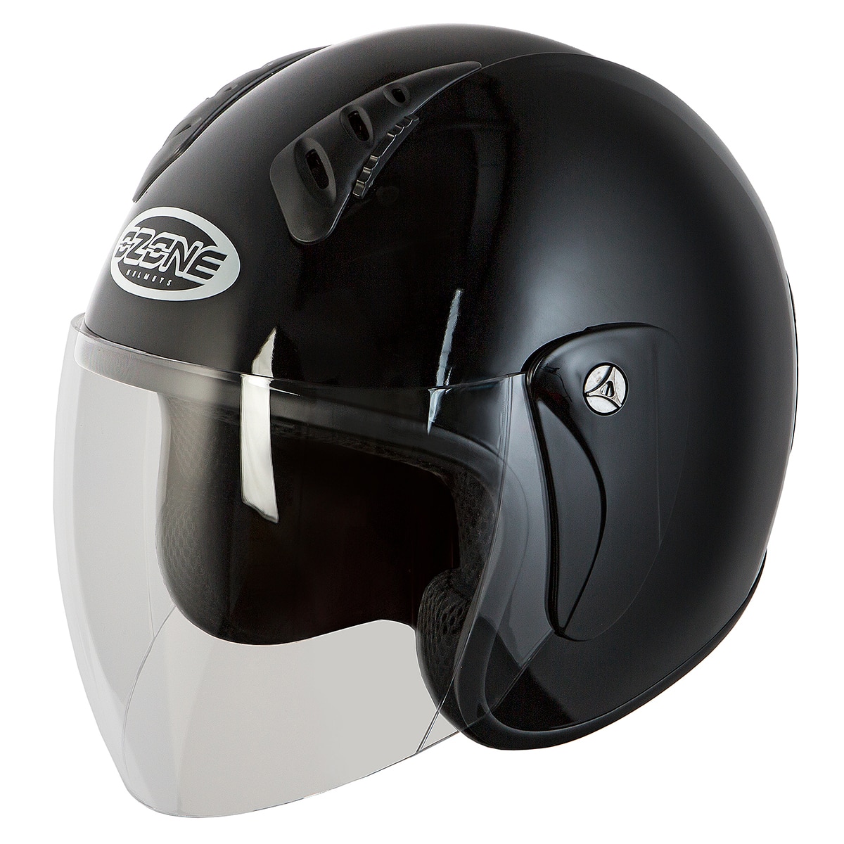 Casca moto, OZONE HY818, Protectie UV, ABS, negru, S