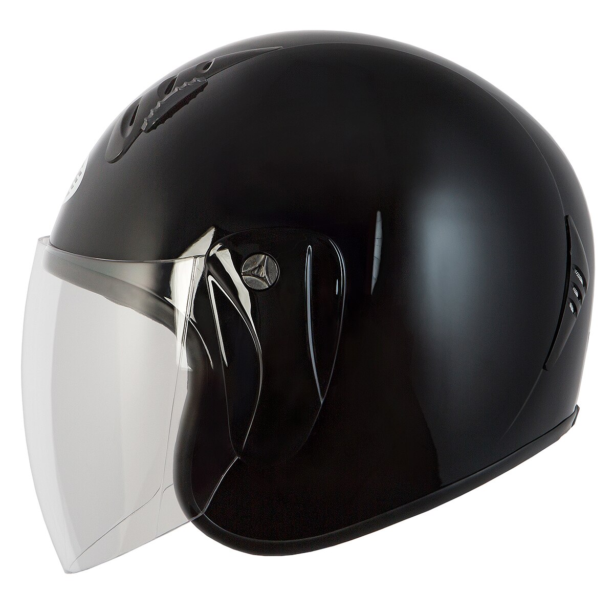 Casca moto, OZONE HY818, Protectie UV, ABS, negru, M
