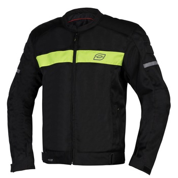 Geaca moto textil OZONE DART, protectie cot/umeri, negru/galben, M Geaca moto textil OZONE DART, protectie cot/umeri, negru/galben, M