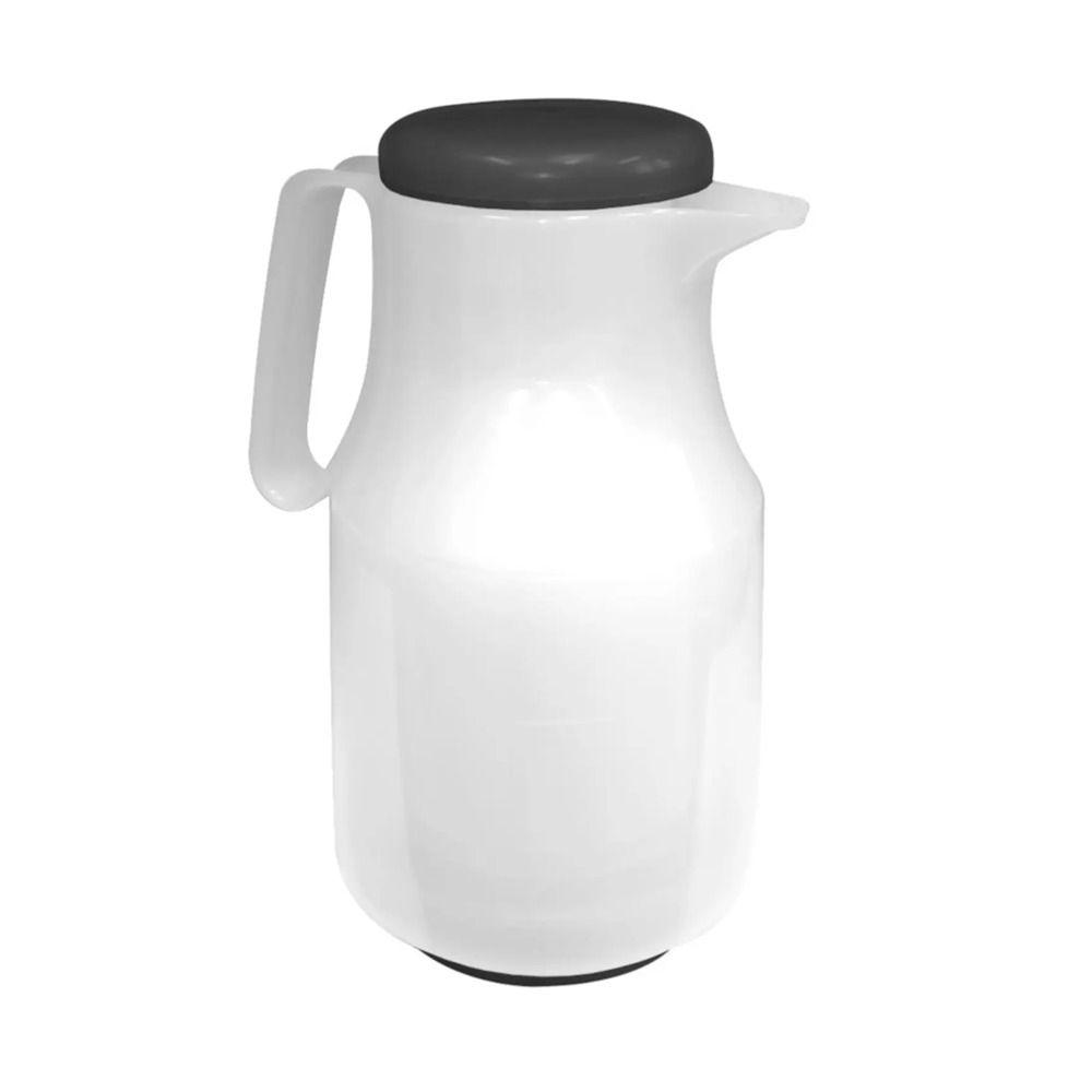 Termos cu insertie de sticla Domotii 1L alb-negru Mitro