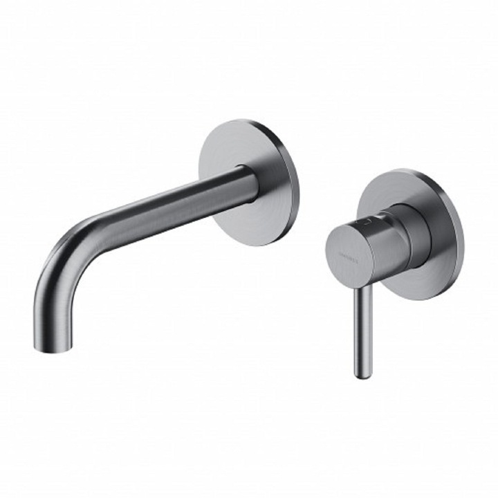 OMNIRES Y mosdócsaptelep, nikkel, szálcsiszolt PVD bevonat, falba süllyesztett beépítés