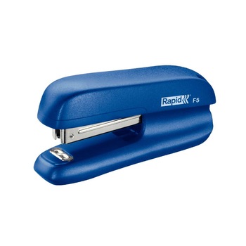 Capsator Hartie Rapid F5, Capse Nr10, 10 Coli, Albastru Capsator Hartie Rapid F5, Capse Nr10, 10 Coli, Albastru