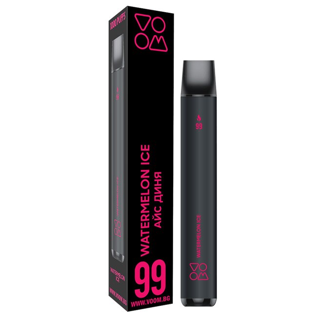 Безникотиново електронно наргиле, Voom Ice, Диня, 1200 дръпвания - eMAG.bg