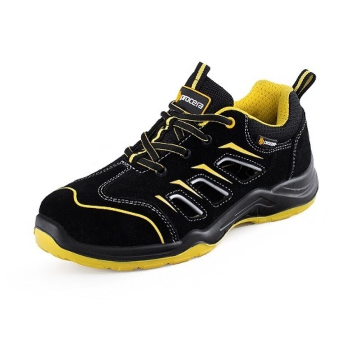 Предпазни сандали Tempo S1, леки и ефирни, с метален купол и неплъзгаща се подметка, размер 47