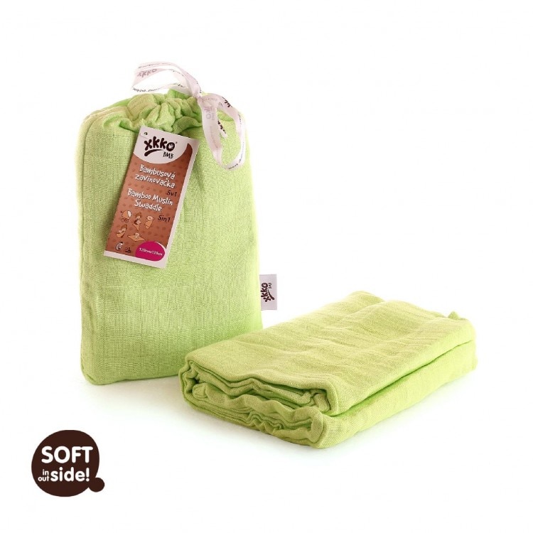 Scutec MBM, XKKO, Bambus/Bumbac, Verde, 120x120 cm