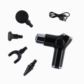 Aparat masaj Berger Body Relax pentru dureri musculare, articulare, 4 capete masaj, 6 trepte intensitate, Negru Aparat masaj Berger Body Relax pentru dureri musculare, articulare, 4 capete masaj, 6 trepte intensitate, Negru