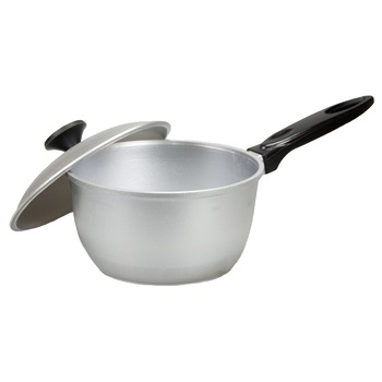 Ceaun aluminiu cu coada si capac 4l Ceaun aluminiu cu coada si capac 4l