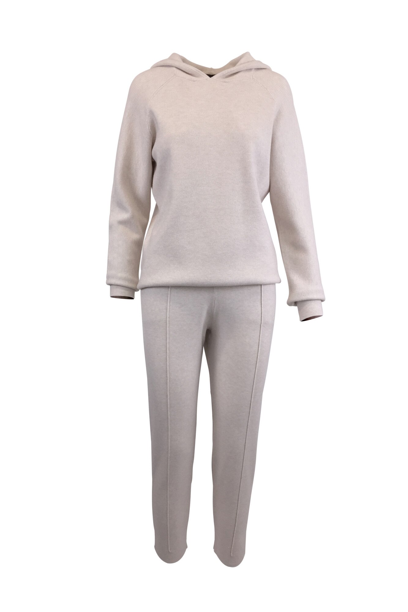 Compleu, Univers Fashion, tricotat, 2 piese, bej