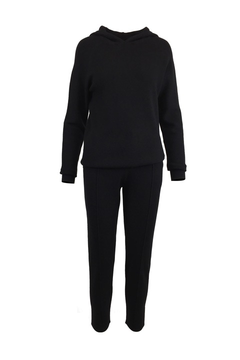 Compleu, Univers Fashion, tricotat, 2 piese, negru