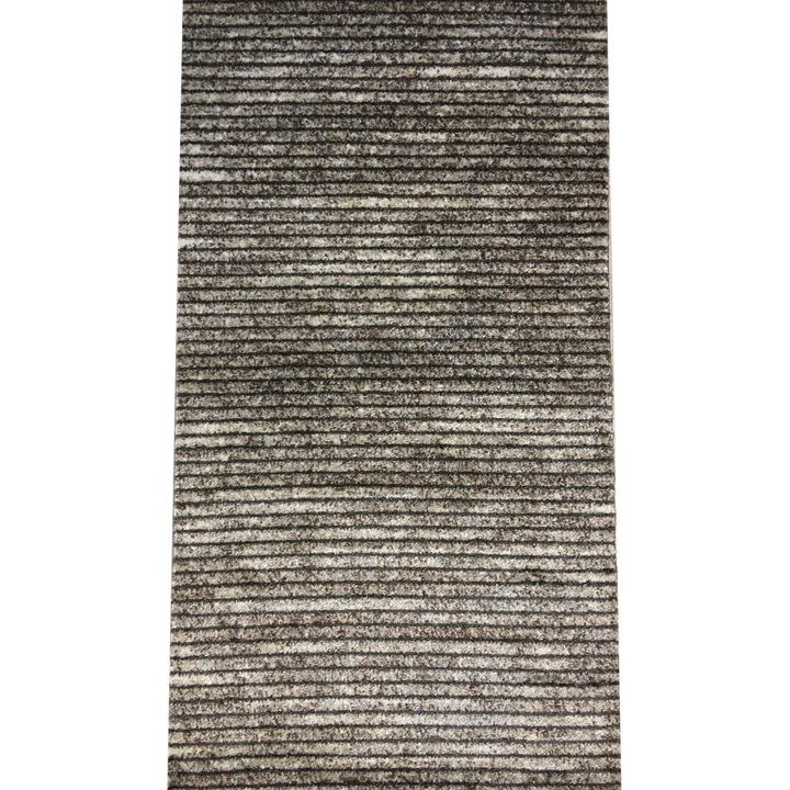 Covor Traversa Phoenix, linii maro/gri, 80cm x 300cm, model 5058/0744