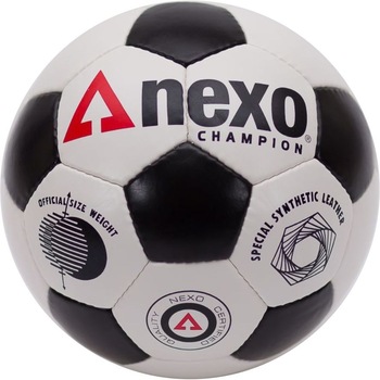 Minge fotbal NEXO Champion alb/negru, marimea 5 Minge fotbal NEXO Champion alb/negru, marimea 5