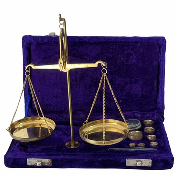 Balanta Alama in cutie catifea, 20 x 13 cm Balanta Alama in cutie catifea, 20 x 13 cm