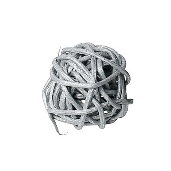 Set 20 bile din nuiele - argintiu, 3 cm