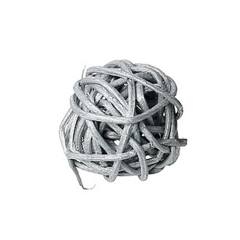 Set 20 bile din nuiele - argintiu, 3 cm Set 20 bile din nuiele - argintiu, 3 cm