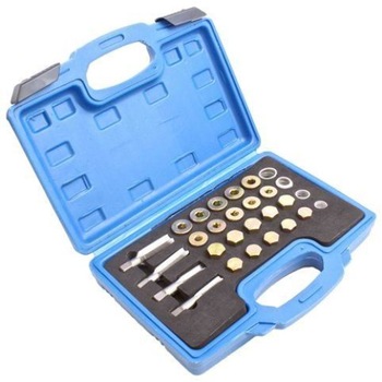 Trusa pentru reparat filet buson baie ulei M13-M20, 28 piese Trusa pentru reparat filet buson baie ulei M13-M20, 28 piese