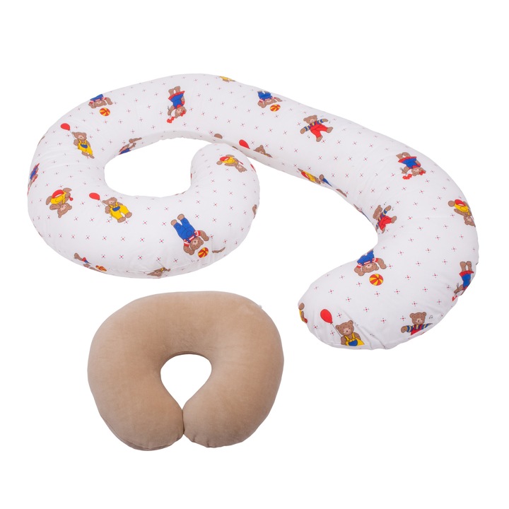 Set perna gravide forma cifrei 9 Martinel cu suport sezut epiziotomie si hemoroizi bej