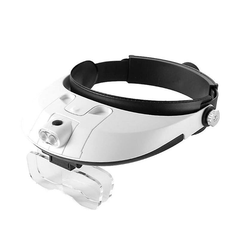 Lupa de cap cu lumina si 5 lentile interschimbabile, baterii incluse - MG81001G