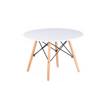 Masuta de Cafea Bigshot BS007WN, Diametru 60 cm, Picioare din Lemn Natur de Fag, Blat Alb Masuta de Cafea Bigshot BS007WN, Diametru 60 cm, Picioare din Lemn Natur de Fag, Blat Alb