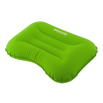 Perna gonflabila Pinguin, 37.5x27x8.5cm, impachetat ⌀6x9cm, 85g, verde Perna gonflabila Pinguin, 37.5x27x8.5cm, impachetat ⌀6x9cm, 85g, verde