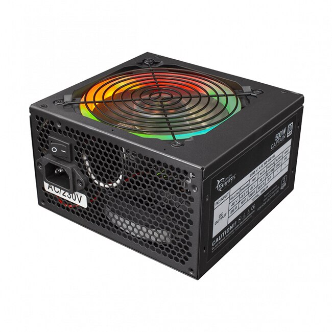 Sursa Calculator White Shark Captain, 500W, ATX, Eficienta 80+ ,Iluminare RGB, Negru
