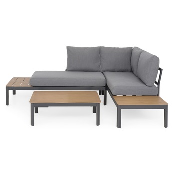 Coltar 3 piese gradina/terasa Maison Mex LOTUS gri-natur 250 x172x75 Coltar 3 piese gradina/terasa Maison Mex LOTUS gri-natur 250 x172x75