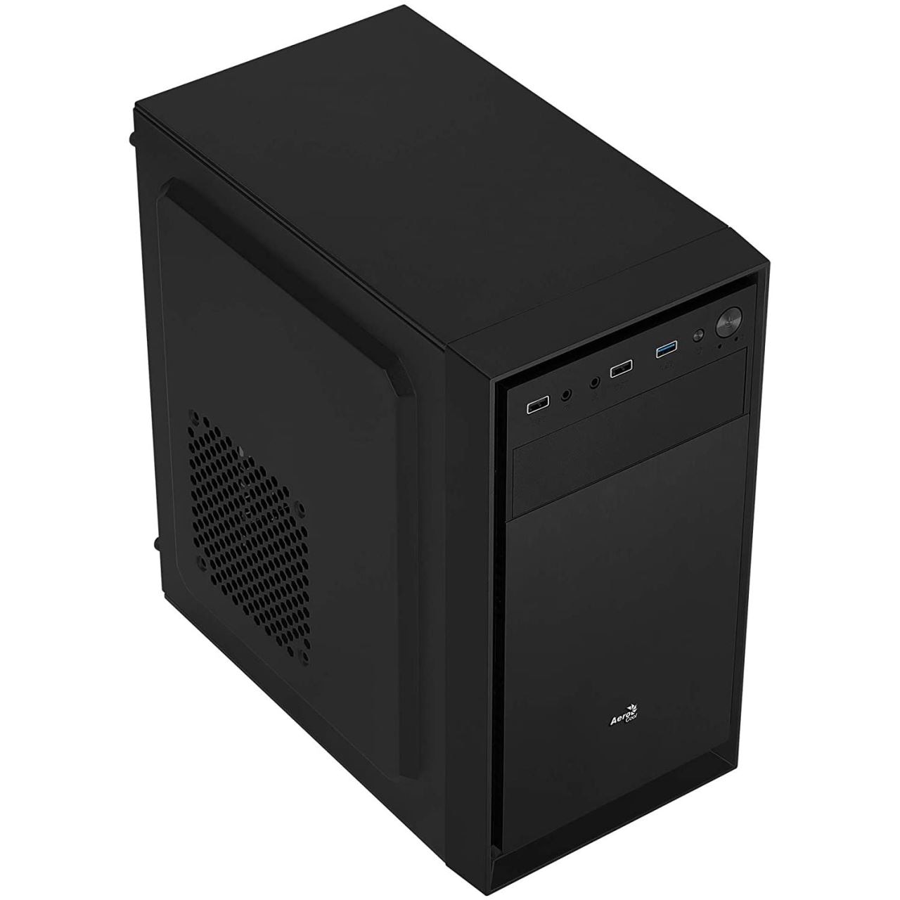 Carcasa Aerocool CS-104 V1, Mini Tower, fara sursa, mATX, Black - eMAG.ro