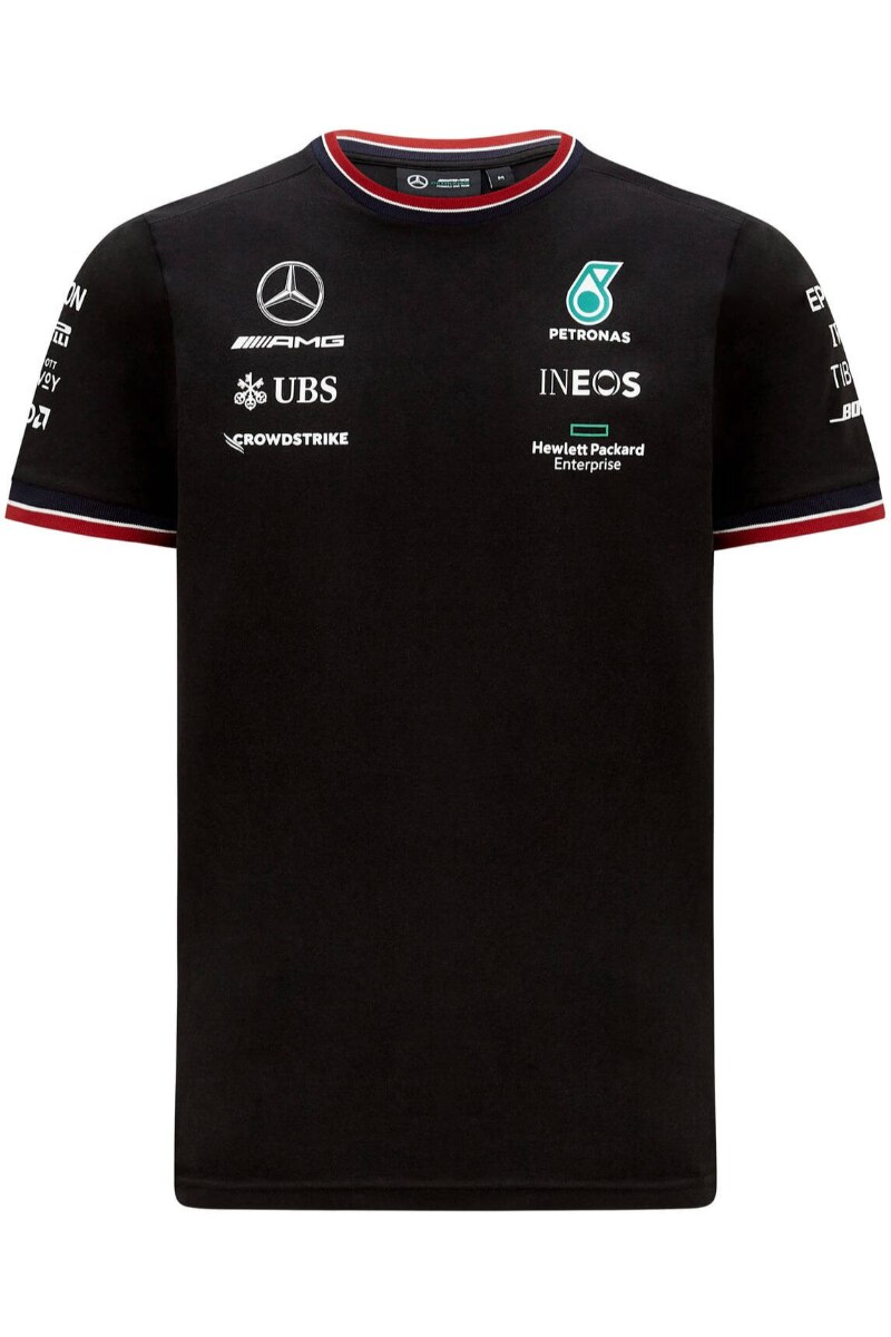 Tricou Mercedes AMG Petronas F1, Bumbac, Negru, L