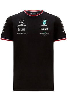Tricou Mercedes AMG Petronas F1, Bumbac, Negru, L Tricou Mercedes AMG Petronas F1, Bumbac, Negru, L
